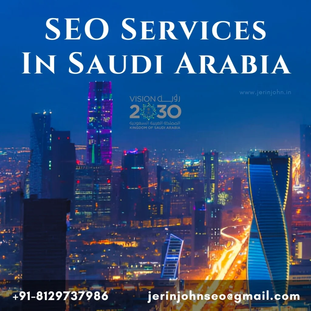 jerin john provides professional seo services in saudi arabia